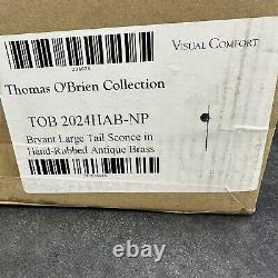 Visiual Comfort, Thomas O'Brien Collection TOB2024HAB-NP Bryant Lg Tail Sconce