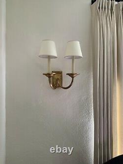 Visual Comfort 2 Light Gilded Iron Wall Sconce
