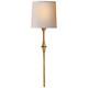 Visual Comfort S 2401GI-NP Dauphine 19 Wall Sconce with Natural Paper Shade