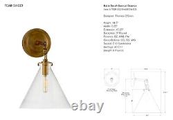 Visual Comfort TOB2225HAB Thomas O'Brien Katie Sconce, Antique Brass, $459