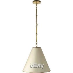 Visual Comfort TOB5090HAB-AW 1-Light 15in Antique Brass Hanging Light