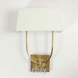 Visual Comfort Venini Double Sconce in Antique Burnished Brass CHD 2621AB-L