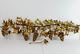 Vtg Italian Candle Wall Sconce Florentine Gold Grapevines Italy Snuffer Grapes
