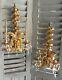 Vtg Italian Tole Gold Gilt Wall Candle Sconces Hollywood Regency Metal Hanging