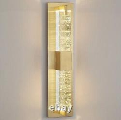 WOSHITU Gold Wall Sconce Modern Bathroom Sconces Wall Lighting