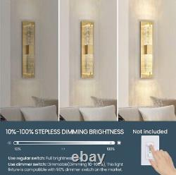 WOSHITU Gold Wall Sconce Modern Bathroom Sconces Wall Lighting