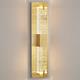 WOSHITU Gold Wall Sconce for Bathroom, 19in Modern Sconces Wall Lighting Bubble