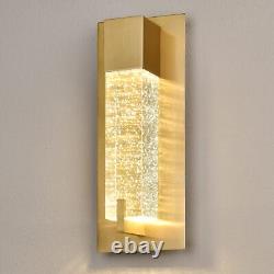 WOSHITU Sconces Wall Lighting for Bathroom Hallway Indoor Gold Modern Vanity