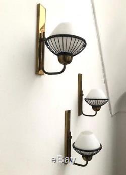 Wall Lamps Appliques Design Stilnovo Arredoluce Gold Sconces Design 50 60