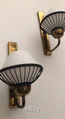 Wall Lamps Appliques Design Stilnovo Arredoluce Gold Sconces Design 50 60