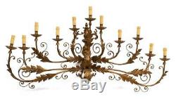 Wall Sconce, French, After Maison Bague, Large, 11 Lights, Gorgeous Antique