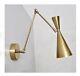 Wall Sconce LELO Wall Light Lamp, Handmade Brass Stilnovo Inspired Modern Lamp