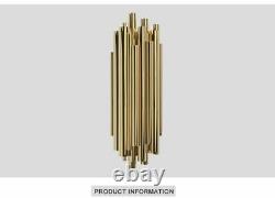 Wall Sconce Lighting Lamp Gold Polished Steel Luminaria Home Cool Warm Light New