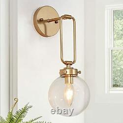 Wall Sconces God Globe Sconces Wall Lighting 1light Gold Vanity Light With Clear