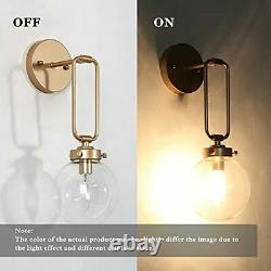 Wall Sconces God Globe Sconces Wall Lighting 1light Gold Vanity Light With Clear