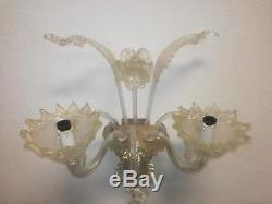 Wall lamp Murano glass gold 24K vintage classic wall sconce glass