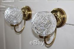 Waterford Lismore Wall Sconces Vintage