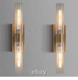 YUEXPAND Gold Wall Sconces Set of Two, Brass 22.8 Sconces Wall