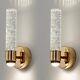 YZMARYT Wall Sconces Set of Two, Gold Wall Sconce, 11inch Wall Sconces Indoor