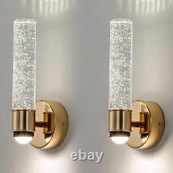 YZMARYT Wall Sconces Set of Two, Gold Wall Sconce, 11inch Wall Sconces Indoor